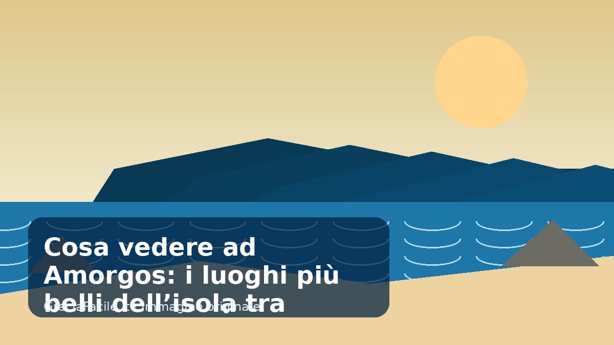 Cosa vedere ad Amorgos: i luoghi più belli dell’isola tra villaggi, monasteri e paesaggi selvaggi