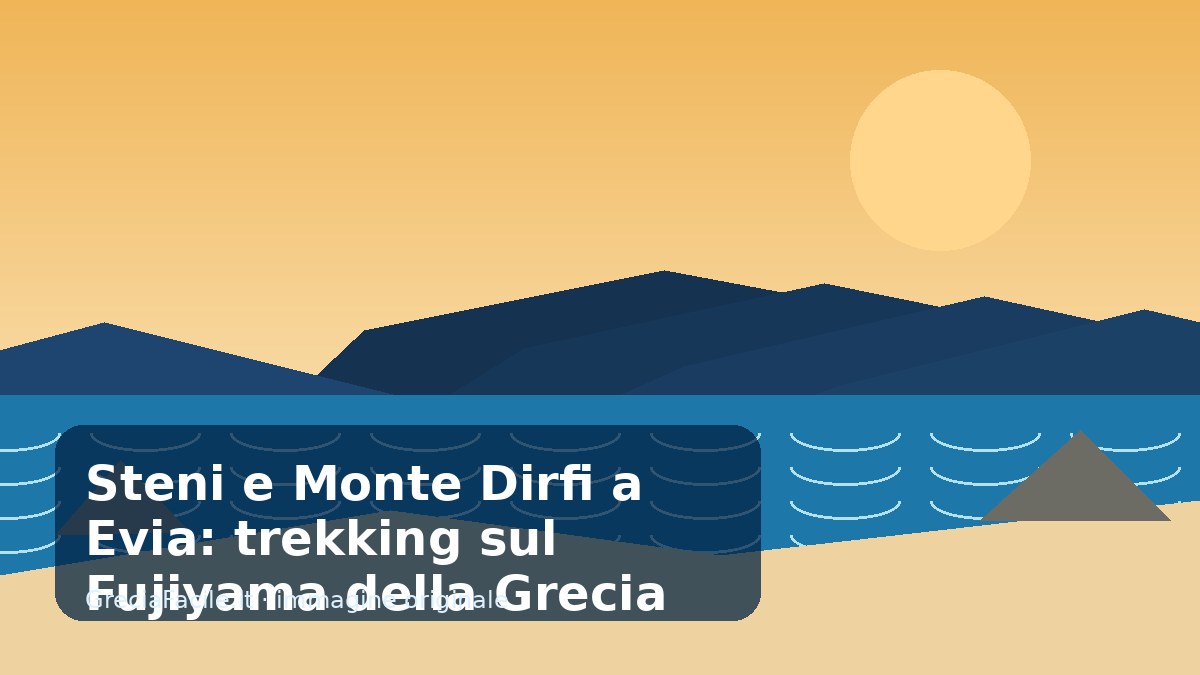 Steni e Monte Dirfi a Evia: trekking sul Fujiyama della Grecia