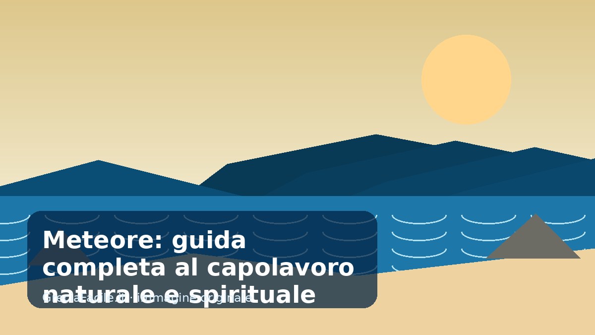 Meteore: guida completa al capolavoro naturale e spirituale della Grecia