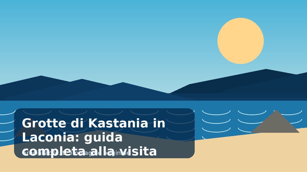 Grotte di Kastania in Laconia: guida completa alla visita
