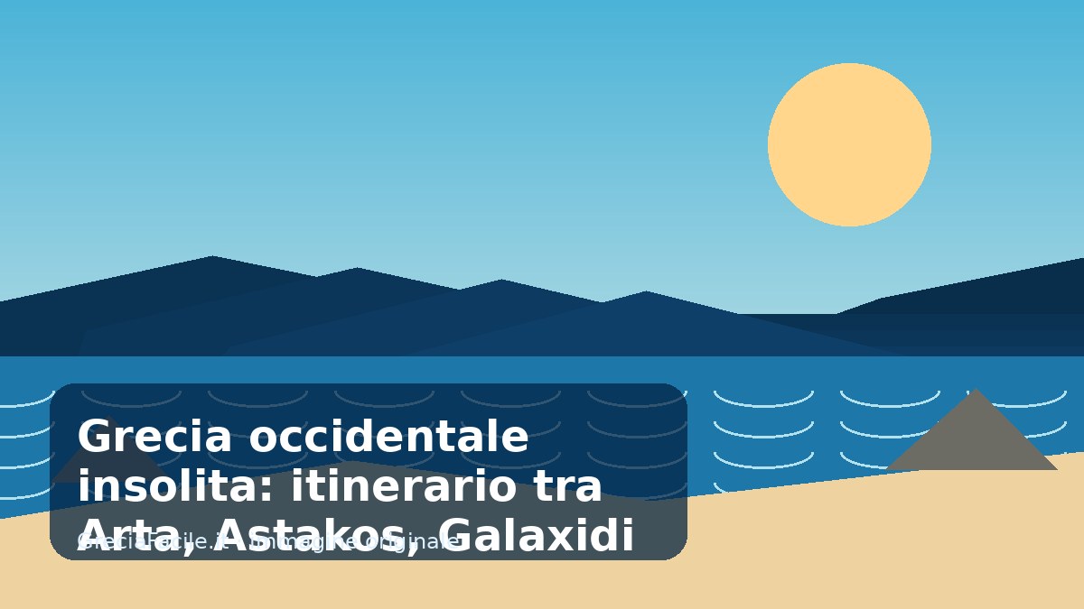 Grecia occidentale insolita: itinerario tra Arta, Astakos, Galaxidi e Messolongi